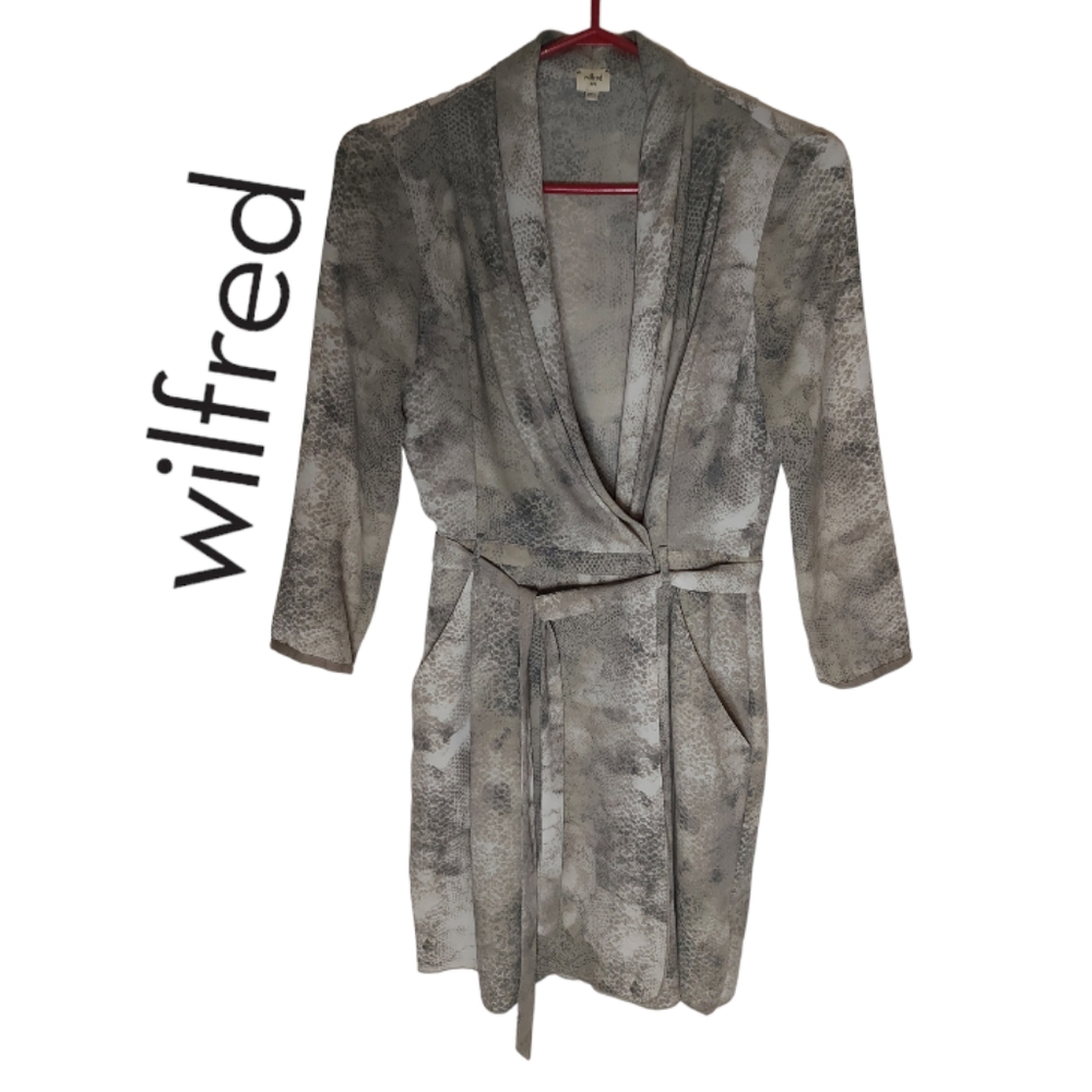 Wilfred Long Sleeve Dress With Pockets